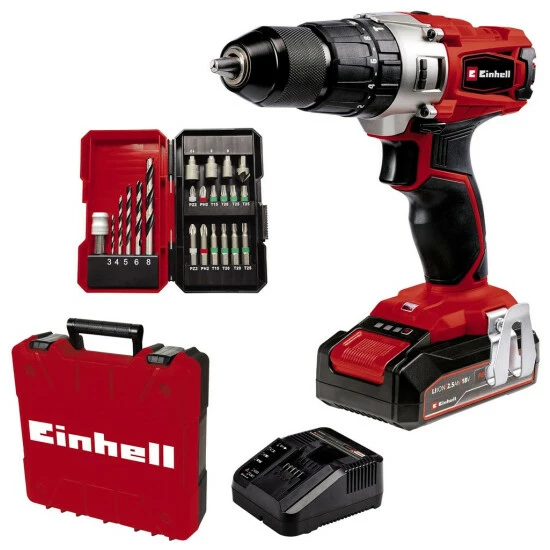 Neu ✨ Einhell Power X-Change Akku-Schlagbohrschrauber TE-CD 18/2 Li-i +22 (1x2,5 Ah) 👍 1 Neu ✨ Einhell Power X-Change Akku-Schlagbohrschrauber TE-CD 18/2 Li-i +22 (1x2,5 Ah) 👍
