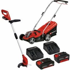 Angebote 😉 Akku-Rasenmäher 18/33 Li Und Akku Rasentrimmer 18/24 Gartenset Einhell 😍
