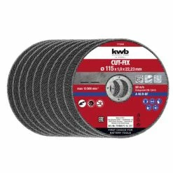 Bestes Angebot 😉 Kwb By Einhell 10 Trennscheiben Dünn 115x1,0 Winkelschleifer-Zubehör ✨