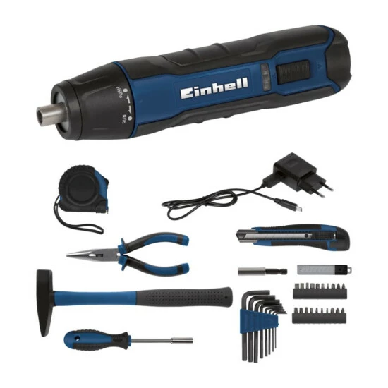 Bestes Angebot 😍 Einhell Akku-Knickschrauber Akkuschrauber Schrauber 3,6V Set Inkl. Bohrschrauber Bohrmaschine Bit Set 47 Zubehör + Koffer ✨ 1 Bestes Angebot 😍 Einhell Akku-Knickschrauber Akkuschrauber Schrauber 3,6V Set Inkl. Bohrschrauber Bohrmaschine Bit Set 47 Zubehör + Koffer ✨
