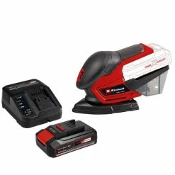 Bestes Angebot 😍 Akku-Multischleifer Mit 2,5 Ah Akku Starter-Kit TE-OS 18/150 Li Einhell 🧨