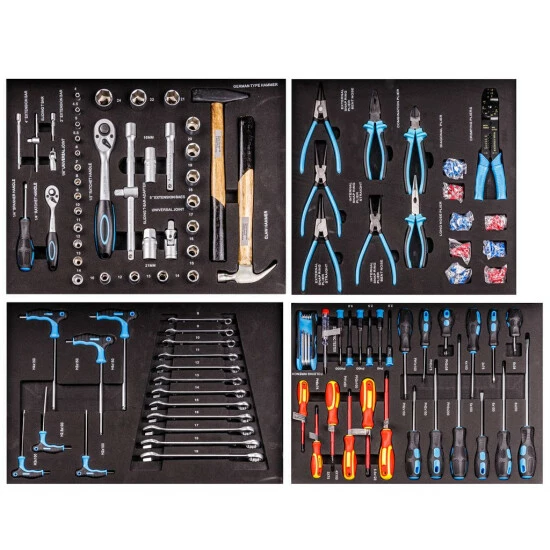 Billig 😉 Einhell BT-TW 151 Kit 260-teiliger Werkstattwagen In Blau/schwarz ❤️ 8 Billig 😉 Einhell BT-TW 151 Kit 260-teiliger Werkstattwagen In Blau/schwarz ❤️ – Bild 8