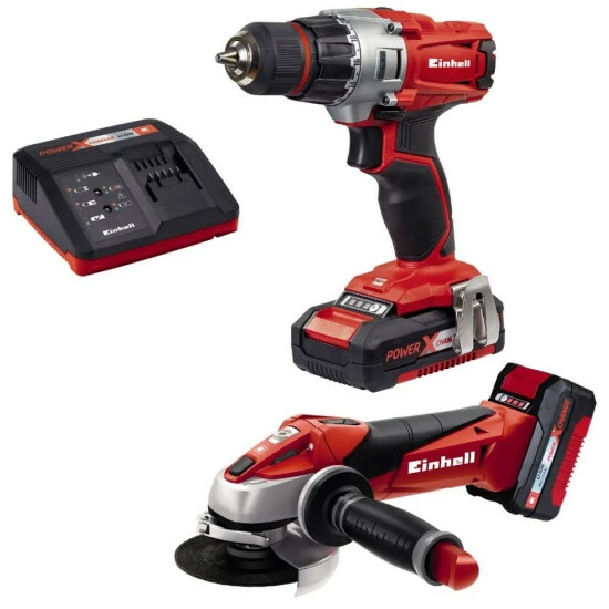 Bestes Angebot 🤩 Einhell 18V Akku Bohrschrauber + Akku Winkelschleifer SetTE-TK 18 Li Kit 🛒 2 Bestes Angebot 🤩 Einhell 18V Akku Bohrschrauber + Akku Winkelschleifer SetTE-TK 18 Li Kit 🛒 – Bild 2