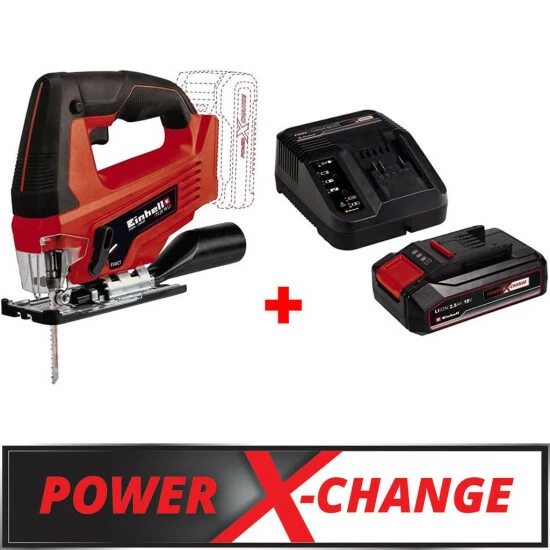 Billig 🎉 Einhell Akku Stichsäge TC-JS 18 Li Solo Mit Pendelhub + 2,5 Ah Starterkit 🔔 1 Billig 🎉 Einhell Akku Stichsäge TC-JS 18 Li Solo Mit Pendelhub + 2,5 Ah Starterkit 🔔
