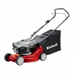 Besorgen 😉 Einhell GH-PM 40 P Benzin Rasenmäher - 1,6 Kilowatt (2,2 PS) 4-Takt Benzinmotor - Ca. 1,3 L Benzintank - Grasauffangsack Mit Ca. 45 L Volumen ⭐