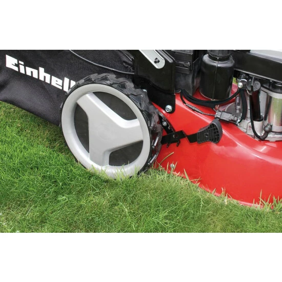 Auslauf ❤️ Einhell Benzin-Rasenmäher GC-PM 46/2 S HW-E, Leistung 1,9 KW, 1 Zylinder 4-Takt-Motor, Schnittbreite 46 Cm, Schnitthöhenverstellung 6-fach, Zentral Von 30 - 80 Mm, Elektro-Start-Funktion, Abschaltbarer Hinterradantrieb, 3404365 🧨 11 Auslauf ❤️ Einhell Benzin-Rasenmäher GC-PM 46/2 S HW-E, Leistung 1,9 KW, 1 Zylinder 4-Takt-Motor, Schnittbreite 46 Cm, Schnitthöhenverstellung 6-fach, Zentral Von 30 - 80 Mm, Elektro-Start-Funktion, Abschaltbarer Hinterradantrieb, 3404365 🧨 – Bild 11