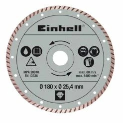 Budget ✔️ Einhell Radial-Fliesenschneidm-Zubehör Dia.-Trennsch. 180x25,4mm Tur. 😉