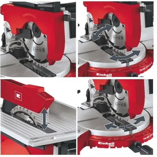 Auslauf 🛒 Einhell Kapp- Und Gehrungssäge Mit Obertisch TH-MS 2513 T 🌟 12 Auslauf 🛒 Einhell Kapp- Und Gehrungssäge Mit Obertisch TH-MS 2513 T 🌟 – Bild 12