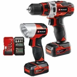 Schlussverkauf 😀 Einhell Akku-Bohrschrauber-Set TE-CD 12/1 Li +22+CL (2x2.0Ah) 🌟