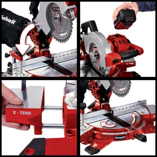 Bestes Angebot 🔔 Einhell Akku Kapp- Und Gehrungssäge TE-MS 18/210 Inkl. 4.0Ah Starter Kit 🎉 6 Bestes Angebot 🔔 Einhell Akku Kapp- Und Gehrungssäge TE-MS 18/210 Inkl. 4.0Ah Starter Kit 🎉 – Bild 6